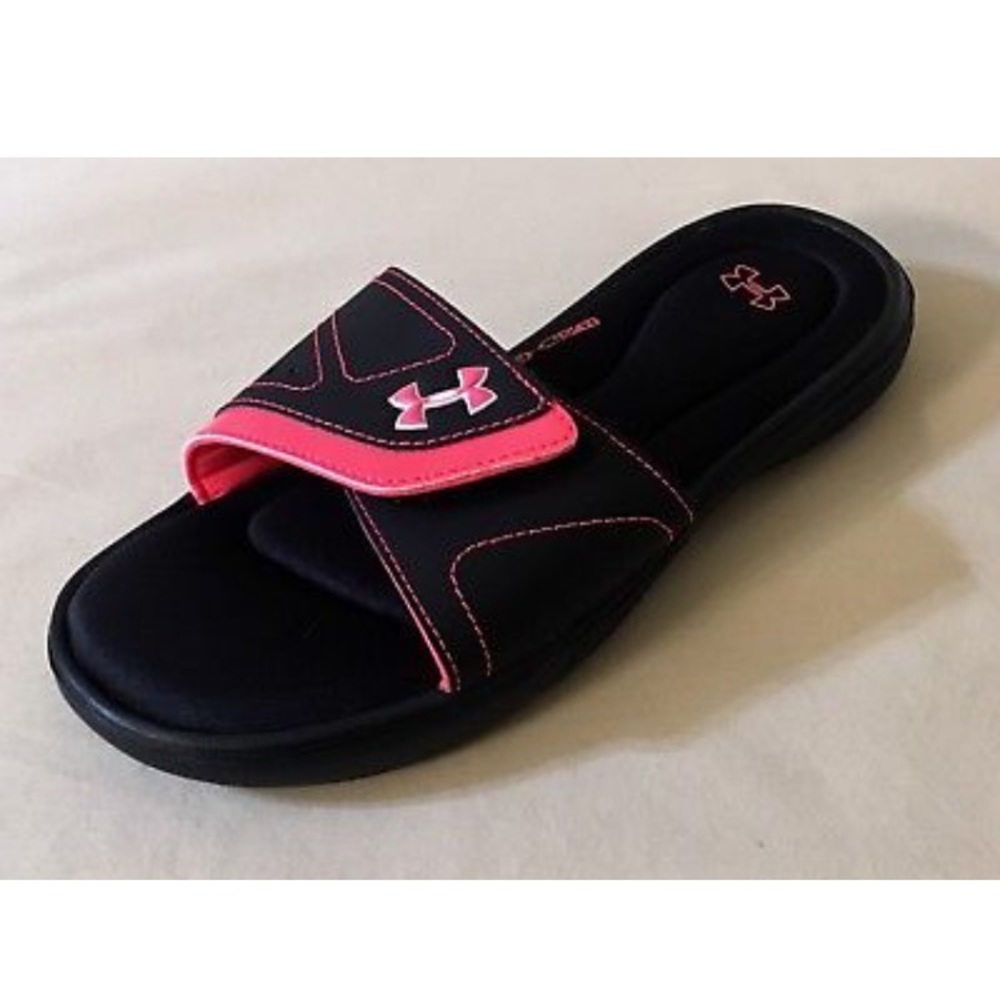 New Under Armour Ignite VII sandals size 10-pink